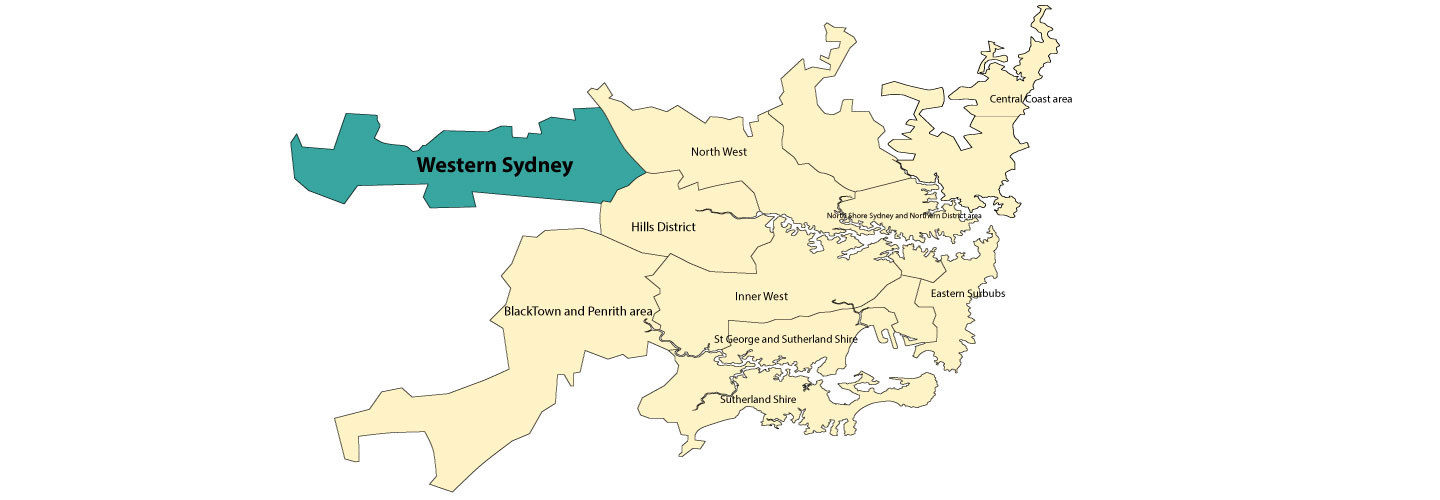 western-sydney map image